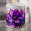 Purple Flower Printed  Mug