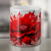 Red Flower Printed Mug